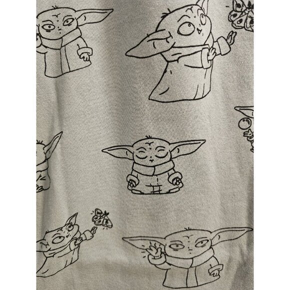 Star Wars Women Baby Yoda Fleece Olive Green Sweatpant W/Pockets Size Medium-NWT - Picture 2 of 14